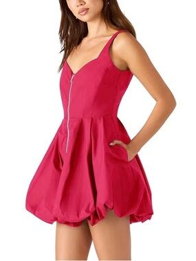 Betsey Johnson Bubble Hem Mini Dress